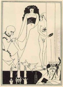 Enter Herodias by Aubrey Vincent Beardsley