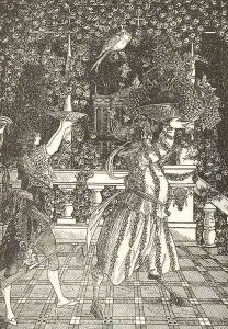The Fruit Bearers by Aubrey Vincent Beardsley