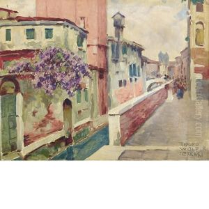 Mattino Di Maggio A San Barnaba by Teodoro Wolf-Ferrari