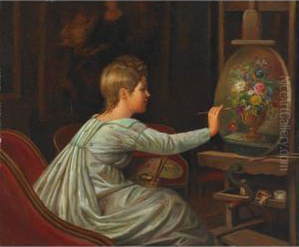 The Artist In Her Studio - view 1