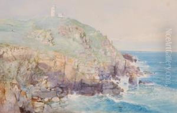 Coastal Scene With A Lighthouse - view 1