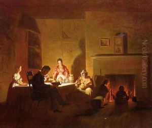 Family Life on the Frontier by George Caleb Bingham