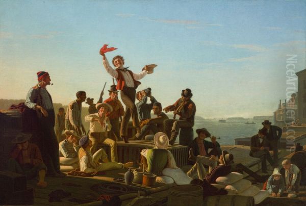 Jolly Flatboatmen in Port - view 1