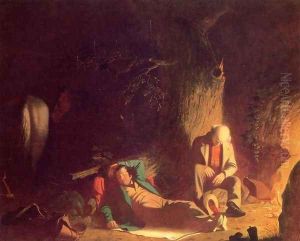 Belated Wayfarers by George Caleb Bingham