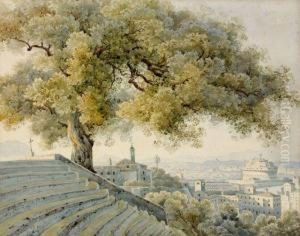 Le Chene Du Tasse Et L'hemicycle De Saint Philippe De Neri Au Monastere De San Onofrio A Rome Le Chene Du Tasse Et L'hemicycle De Saint Philippe De Neri Au Monastere De San Onofrio A Rome