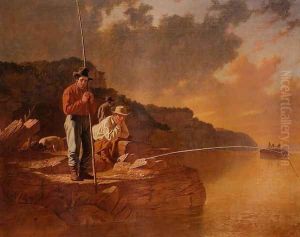 Fishing on the Mississippi by George Caleb Bingham