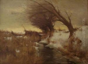 Paysage De Neige by Gustave Wolff
