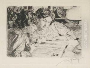 Figurliches; Landschaften by Heinrich Wolff