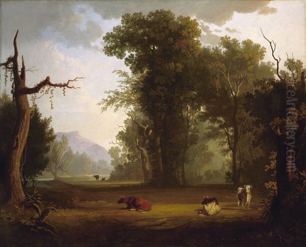 Landscape with Cattle - view 1