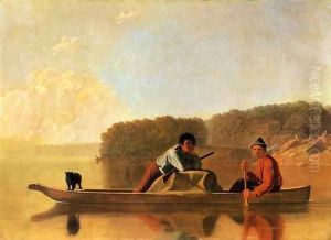 Trappers' Return by George Caleb Bingham