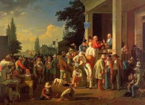 The Country Election by George Caleb Bingham