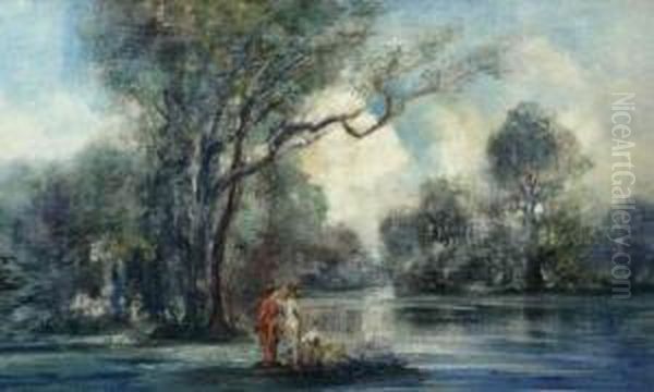 Paar In Seelandschaft - view 1