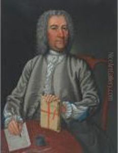 A Lawyer Writing A Letter To Buck Waller by John Wollaston