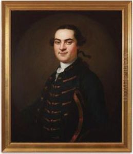 Portrait Of A Gentleman In A Blue Coat With Gold Trim, Said To Bejohn Swift