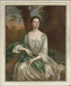 A Portrait Of A Lady by John Wollaston