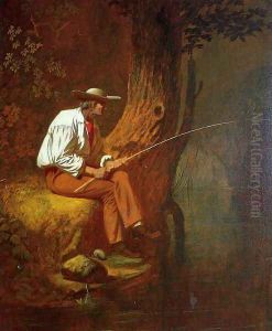 Mississippi Fisherman by George Caleb Bingham