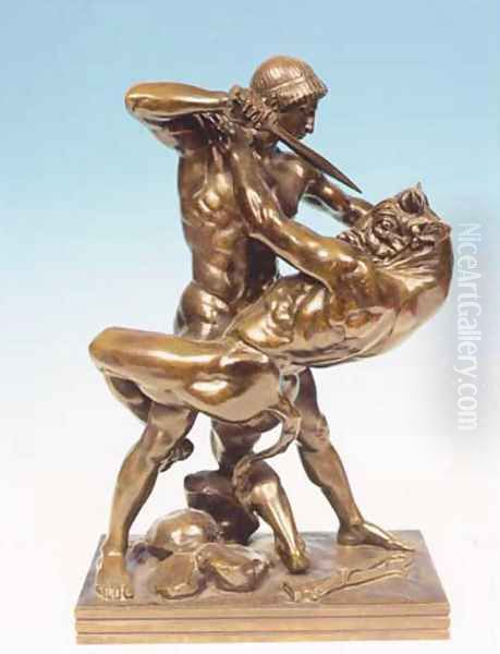 Thesee et le Minotaure (Theseus and the Minotaur) - view 1