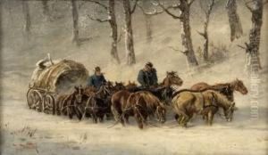 Traineau Dans La Neige
