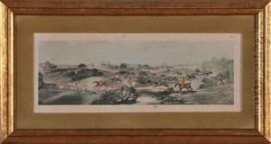 Two Scenes From "fox Hunting" by Dean Wolstenholme, Snr.