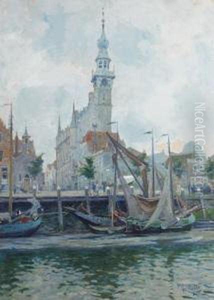 A View Of Veere With The Town Hall Beyond - view 1