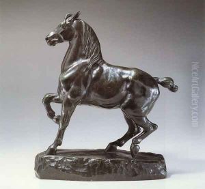 Cheval Percheron by Antoine-louis Barye