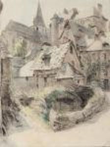 View Of Estaing by Hendrik Jan Wolter