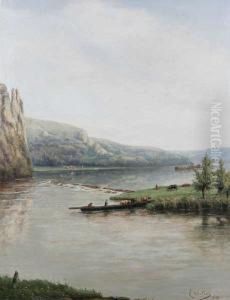 Dam In De Maasvallei by Eugene Wolters