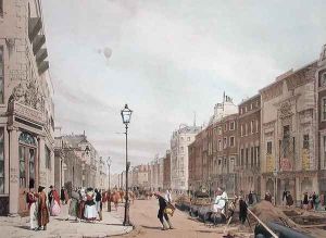 Piccadilly from the corner of Old Bond Street, 1842 by Thomas Shotter Boys