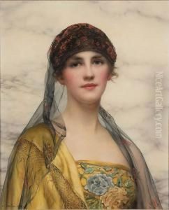 Portrait Of A Beauty by William Clarke Wontner