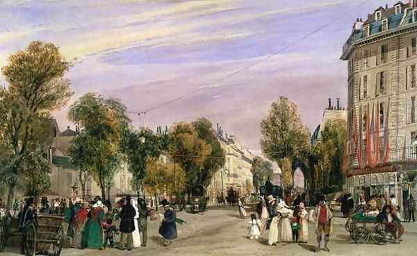 The Boulevard des Italiens, Paris - view 1