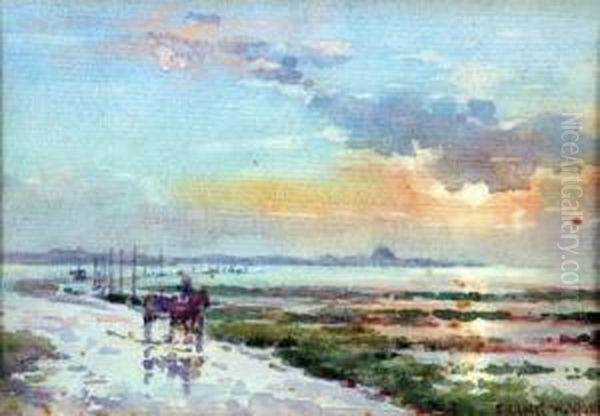 Seaweed Gatherers Returning Home - view 1