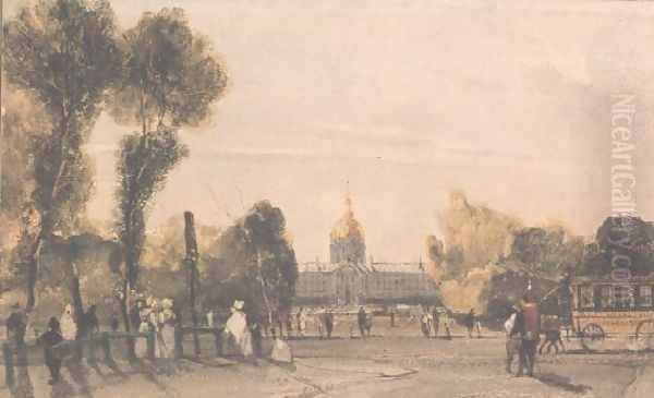 Les Invalides, Paris, Late Afternoon - view 1