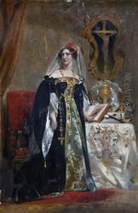 A Lady In A Boudoir