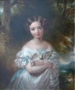Portrait Of A Girl by John Wood