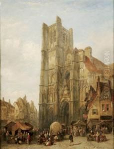 Auxerre Cathedral by Lewis John Wood