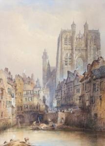 Rouen Cathedral by Lewis John Wood