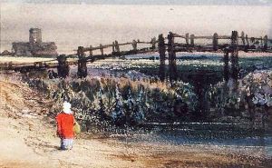 The Footbridge (Landscape with Red Cloak) The Footbridge (Landscape with Red Cloak)