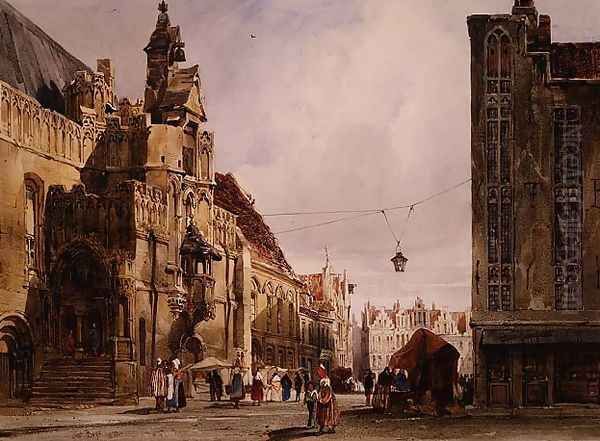 The Hotel de Ville, St. Omer, 1832 - view 1