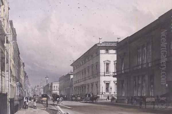 Pall Mall- Club Houses, 1842 - view 1