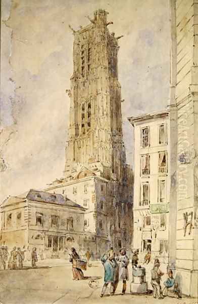 The Tower of St. Jacques, Paris - view 1