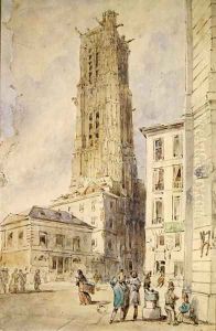 The Tower of St. Jacques, Paris by Thomas Shotter Boys