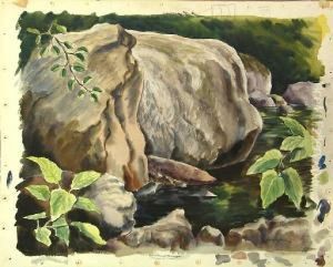 Tassajara Creek by Stanley Huber Wood