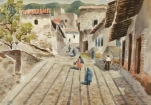 View Of A Village In Taxco, Mexico