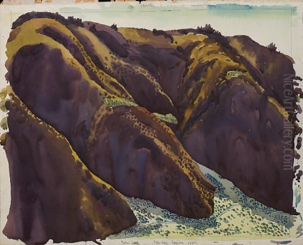Purple Hills, Thought To Be San Josecanyon - view 1