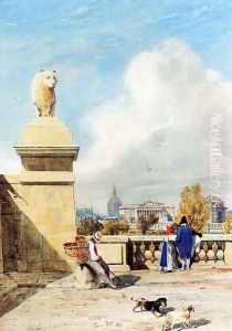 Near the Tuilleries Gardens, Paris 1832 Near the Tuilleries Gardens, Paris 1832