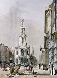 The Strand, 1842 by Thomas Shotter Boys