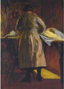 Ironing by William John Wood