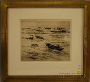 Dories by Charles Herbert Woodbury