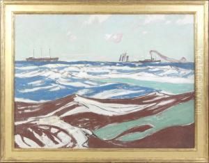 Seascape by Charles Herbert Woodbury