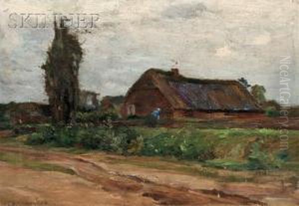 View Of A Farmer In The Field - view 1